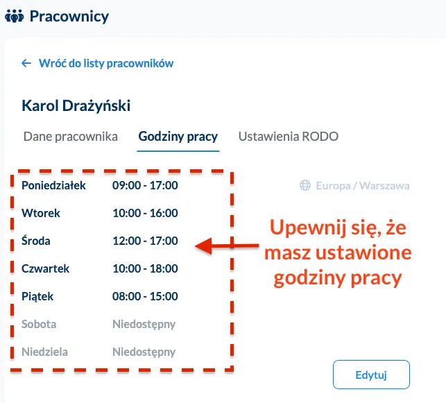 Dodaj terapeutę do rejestracji online